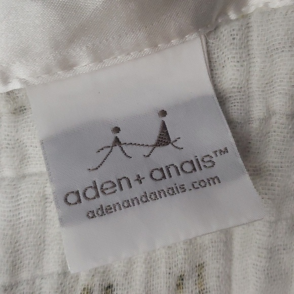 Aden + Anais Giraffe Lovey Security Blanket Musy Mate White Yellow Jungle Jam - Picture 6 of 8